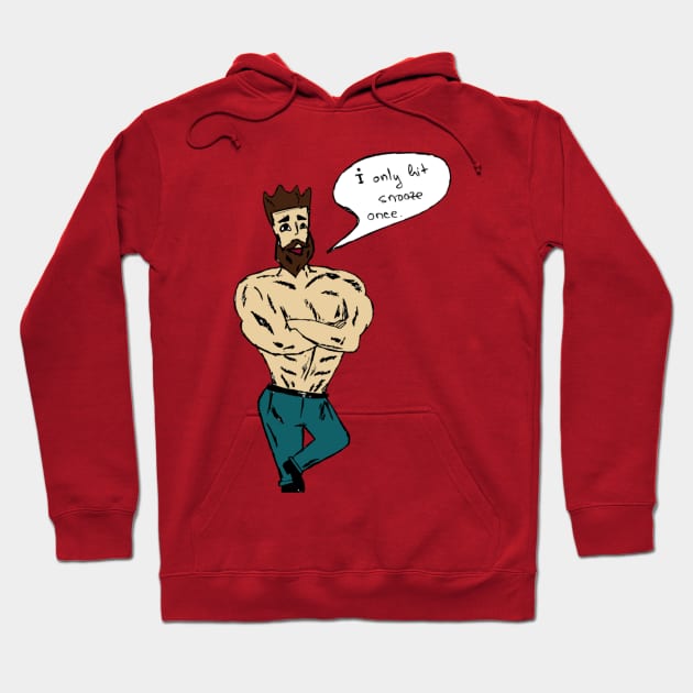 Overly Manly Man - Snooze Hoodie by ForbiddenFigLeaf